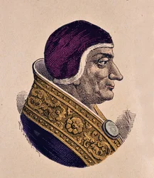 Portrait of Pope Lucius II (1144-1145)