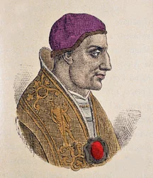 Portrait of Pope Paul Ier (757-767)