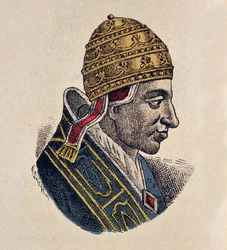 Portrait of Pope Sylvester II