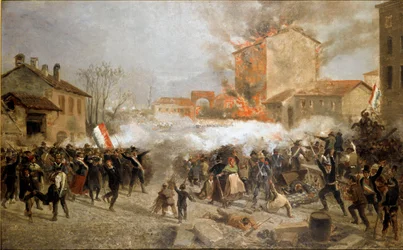 Revolutions of 1848, Five Days of Milan: insurgents take over Porta Tosa on March 22nd
