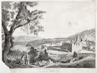 Ruins of Soriano Calabro and the Temple, Calabria, 1783