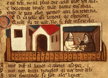 Seeking Asylum in a Convent, from Codex Entree d