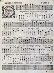 Sheet Music for Concerto 5 in Canzoni alla Francese