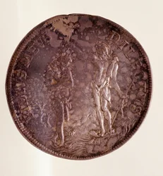 Silver piastra from Florence, reign of Cosimo III by Medici (1642-1723)