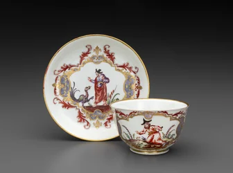 Tea Bowl and Saucer, c.1755