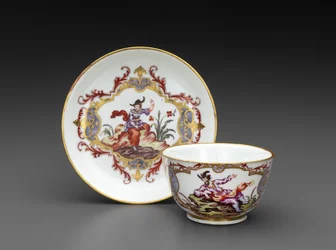 Tea Bowl and Saucer, c.1755