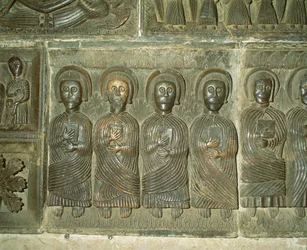 The Apostles, Pre-Romanesque relief