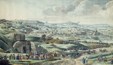 The Attack on Paris by the Allied Troops, View from the Pantin Heights, 30th March