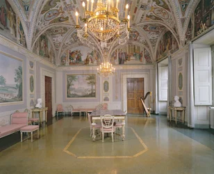 The Audience Room, frescoes painted by Matteo Rosselli in 1623