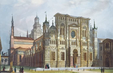 The Charterhouse near the Pavia from Views of Milan and its Environs