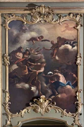 The Council of the Gods: Zeus on Olympus surrounds divinities