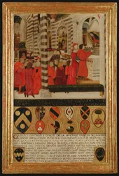 The Keys of Siena Given to the Virgin
