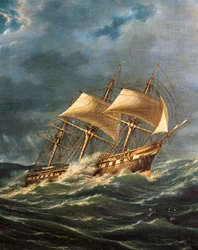 The Princie Umberto steamship with screw propeller, launched August 22