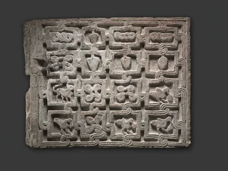 Transenna Panel, Lombardic, 700s-800s