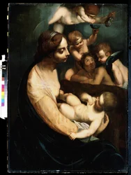 Virgin and Child with Angels