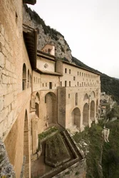 View of the Monastery of St. Benedetto (Sacro Speco)