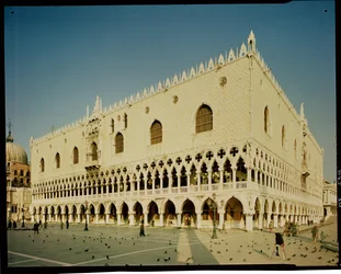 View of the west facade of the Palazzo Ducale