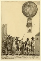 View of the Balloon Ascension before Their Majesties
