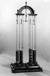 Voltaic pile (battery) made for the physicist, Jacques Alexandre Charles by Alessandro Volta