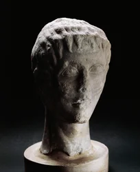 Youthful head of Frederick II Hohenstaufen