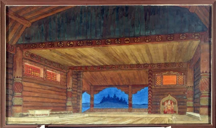 Stage Design for the Opera Ruslan and Ludmila by Mikhail Glinka