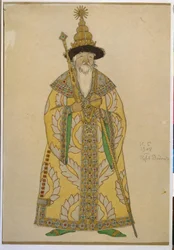 The Tsar Dardon. Costume for the Opera 