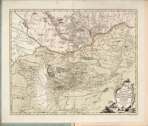 Map of the Irtysh River, the Southern Part of the Siberian Governorate