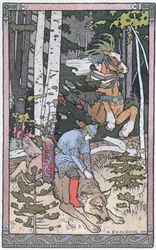 Scene from a Russian fairy tale, 1899