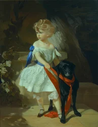 Girl with Dog, 1860s