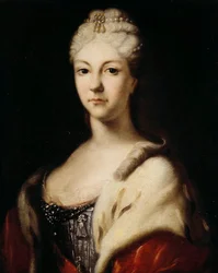 Portrait of Grand Duchess Natalya Alexeevna of Russia, before 1716