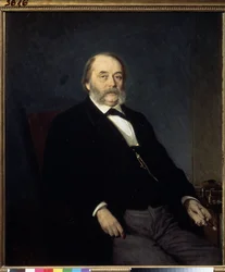 Portrait of the author I. Goncharov