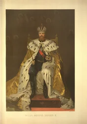 Coronation Portrait of the Emperor Alexander III From the Coronation Album