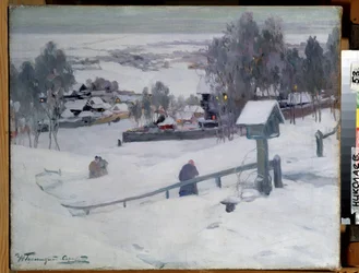 Winter evening, 20th century