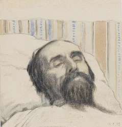 Malevich on His Deathbed