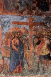 Fresco in the Cathedral of Our Lady of the Sign, Novgorod, Early 18th Century