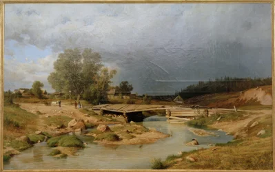 Landscape with Wooden Bridge