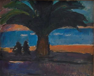 The Thick Palm. View from Villefranche