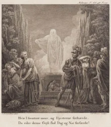 Melampe. If You Persist More, and Harden Your Hearts, Then This Spirit Shall Terrify You Day and Night? Engraving after Llorentzen