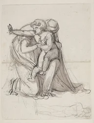 Mother and Child. Study for Andromache Mourning Hector