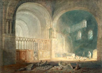 Transept of Ewenny Priory, Glamorganshire