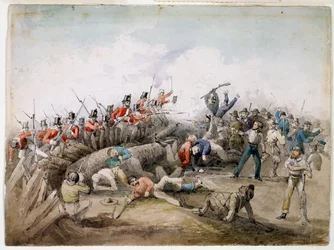 Eureka Stockade riot, Ballarat, Australia, 1854