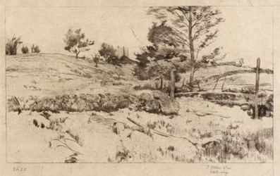 Landscape (Sketch of Fields)