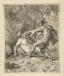 Peleus catches Thetis (Scenes from the life of Achilles)