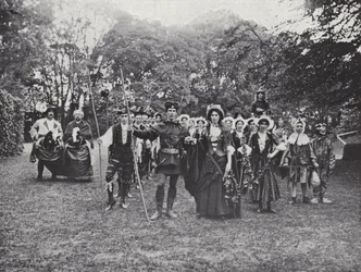 The Sherborne Pageant, Morris Dancers in the Greenwood