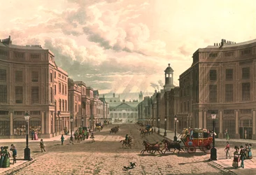 Regent Street from Piccadilly, c. 1822