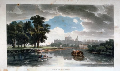 View of Windsor from the River Thames, Berkshire