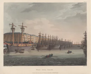 West India Docks, January 1, 1810