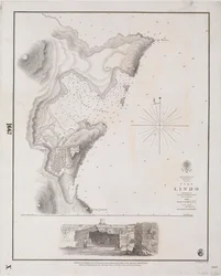 Archipelago, Rhodes I., Port Lindo Surveyed by Captain Thomas Graves, HMS 
