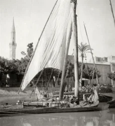 On the Mahmoudiyah Canal, Alexandria, Egypt, 20th century