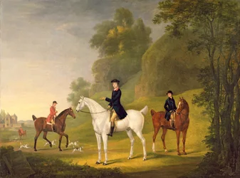 Lord Bulkeley and His Harriers, His Huntsman John Wells and Whipper-In R. Jennings